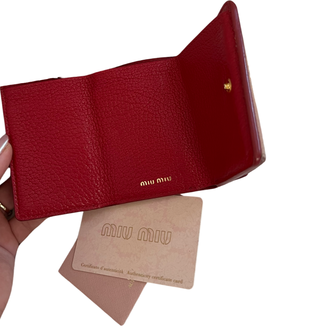 Miu Miu Heart Wallet