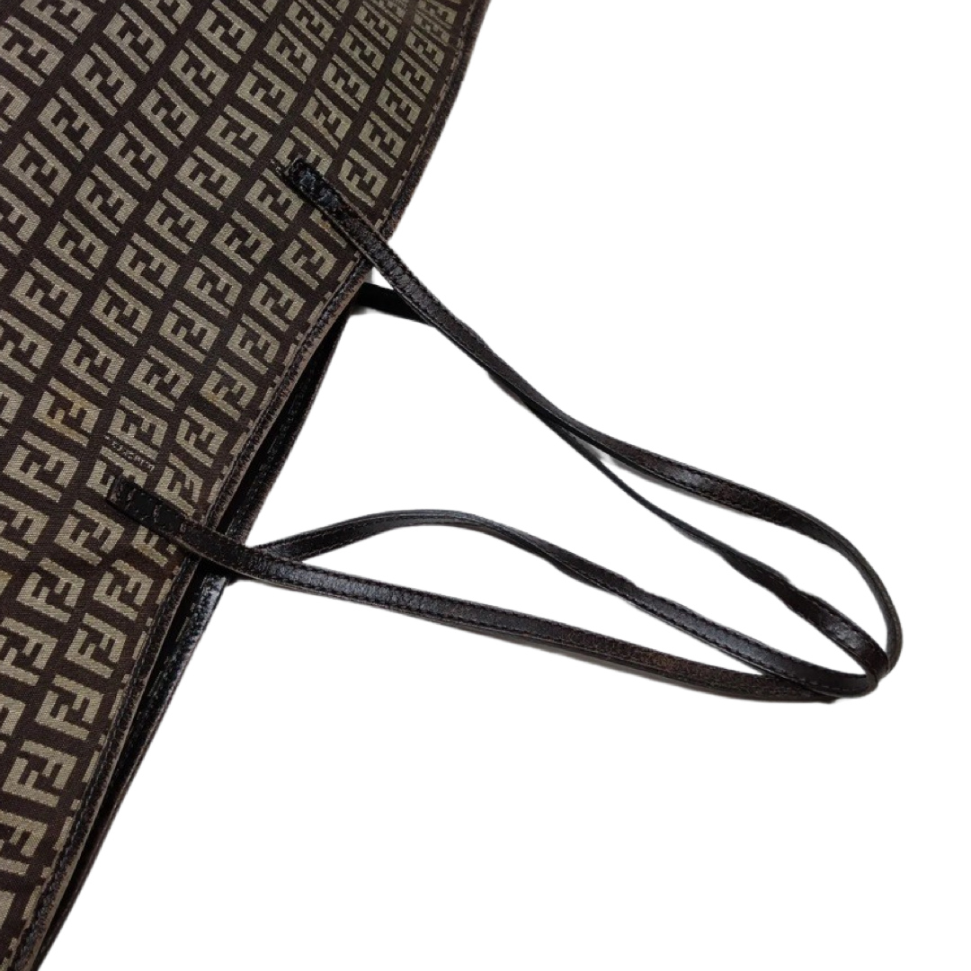 Fendi Zucca Canvas Shopper Tote