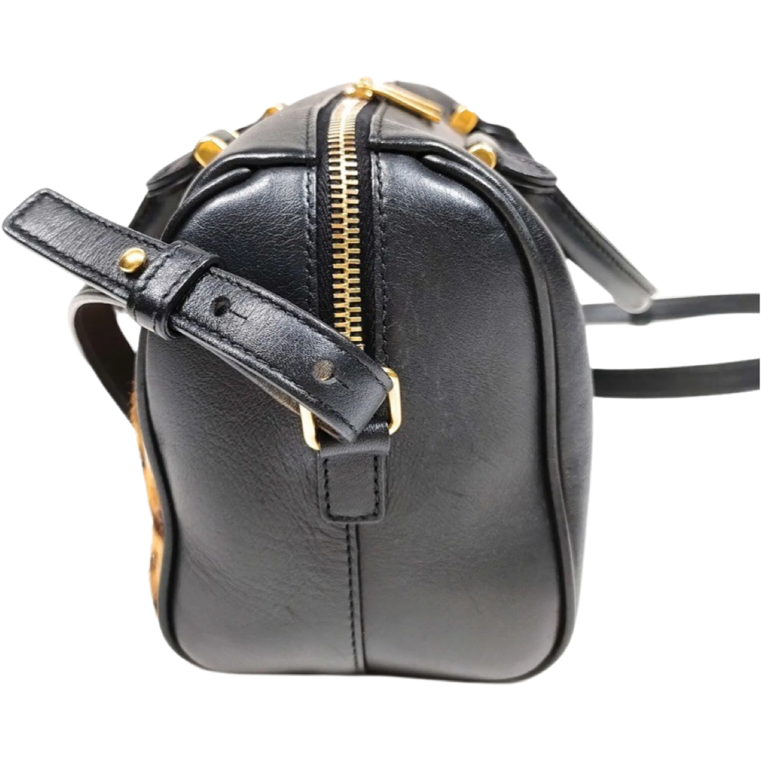 Saint Laurent Hand Bag Brown Calf Leather