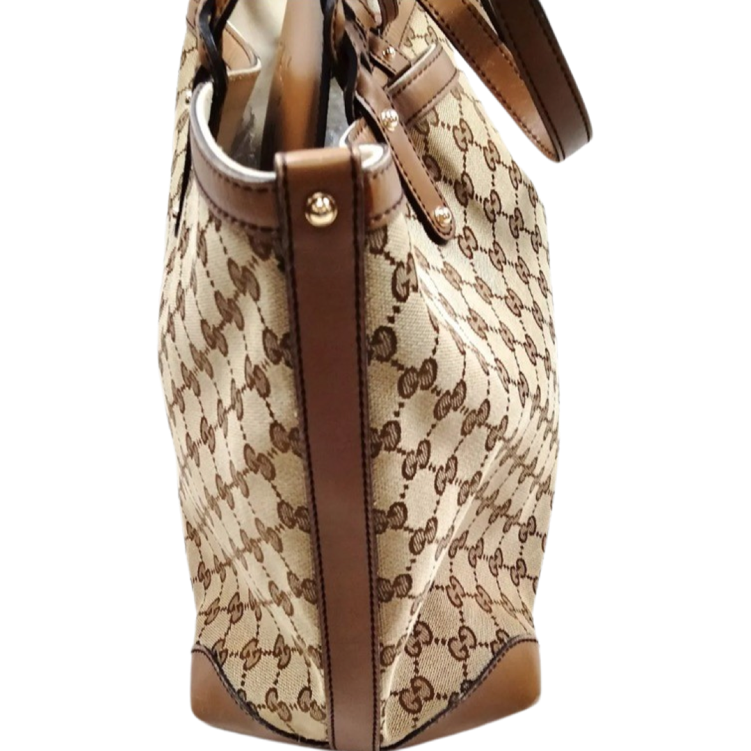 Gucci Canvas Tote with Pouch