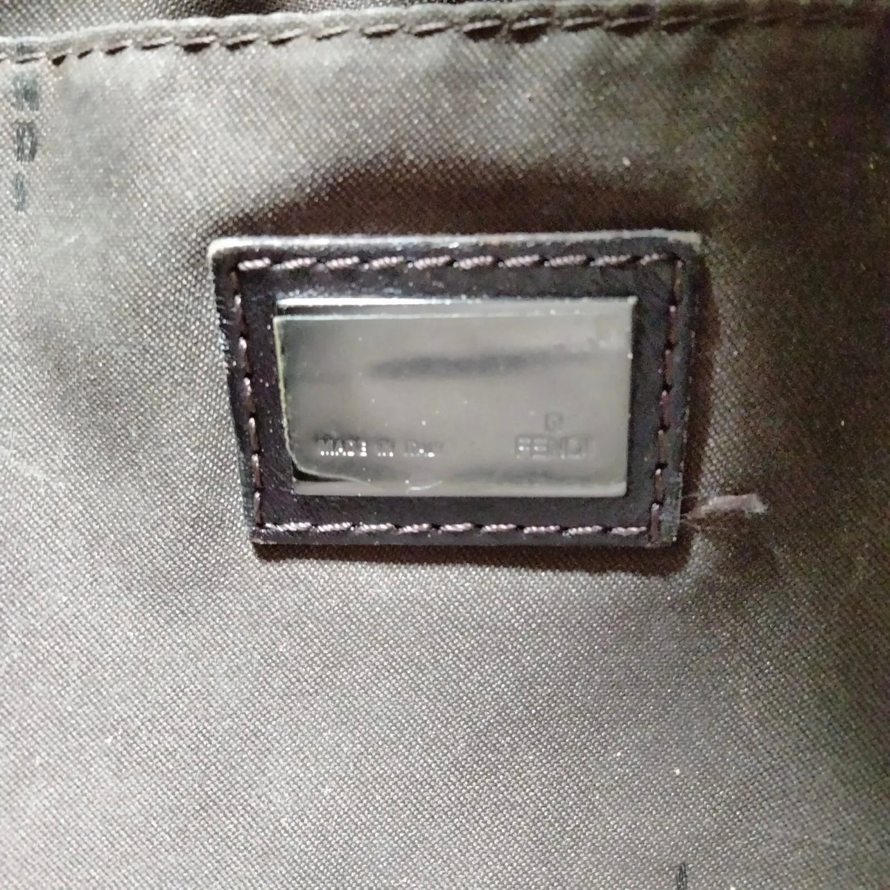 Fendi Zucca Canvas Shopper Tote