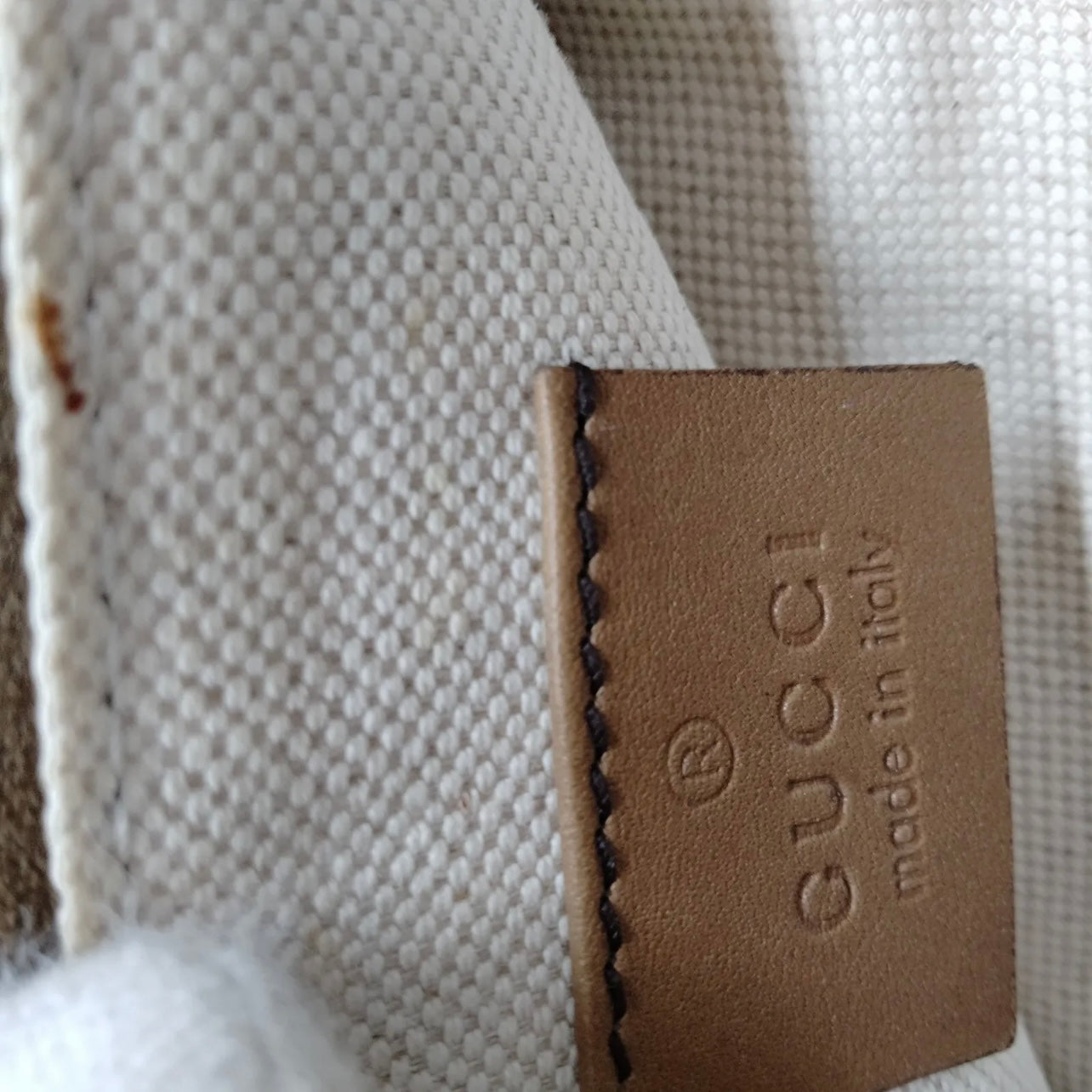 Gucci Canvas Tote with Pouch