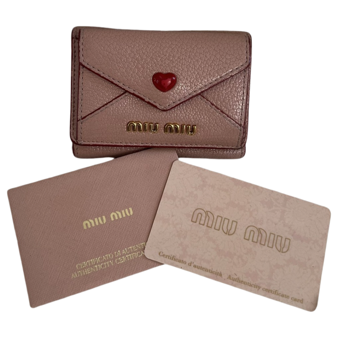 Miu Miu Heart Wallet