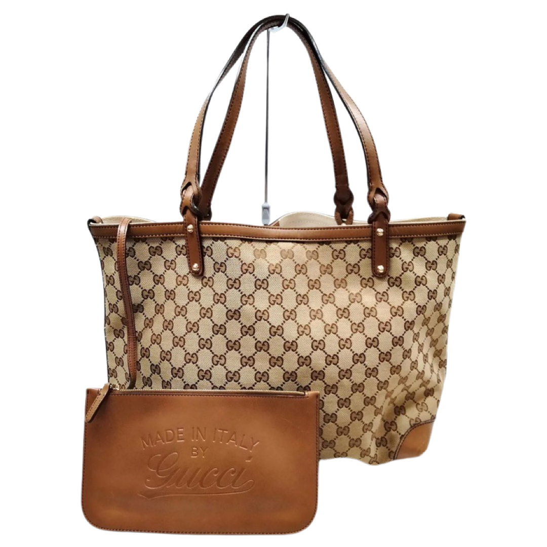 Gucci Canvas Tote with Pouch