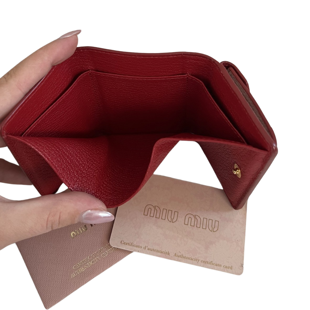 Miu Miu Heart Wallet