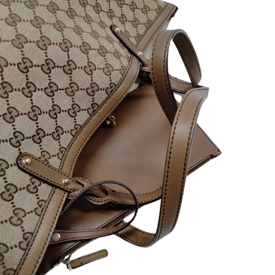 Gucci Canvas Tote with Pouch