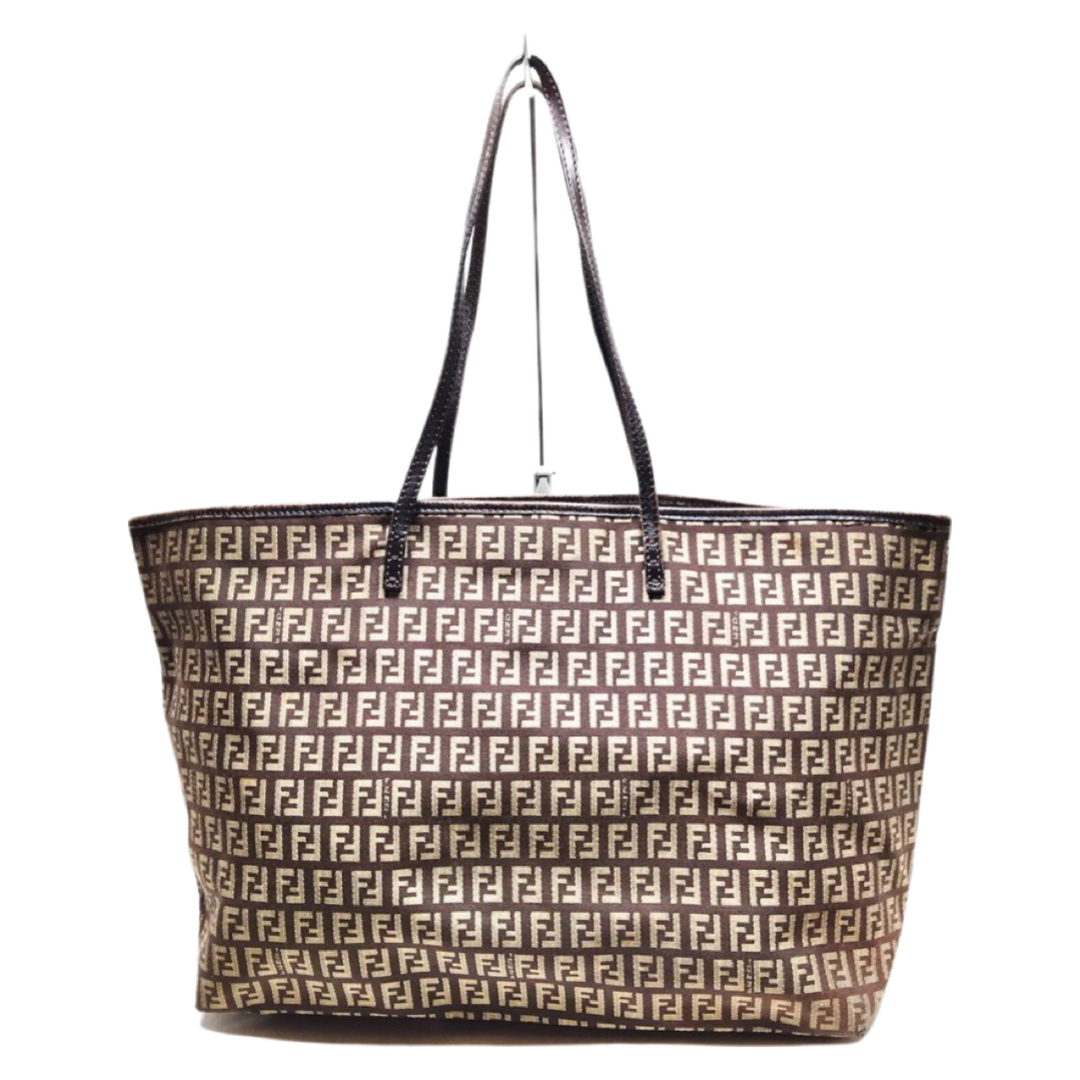 Fendi Zucca Canvas Shopper Tote