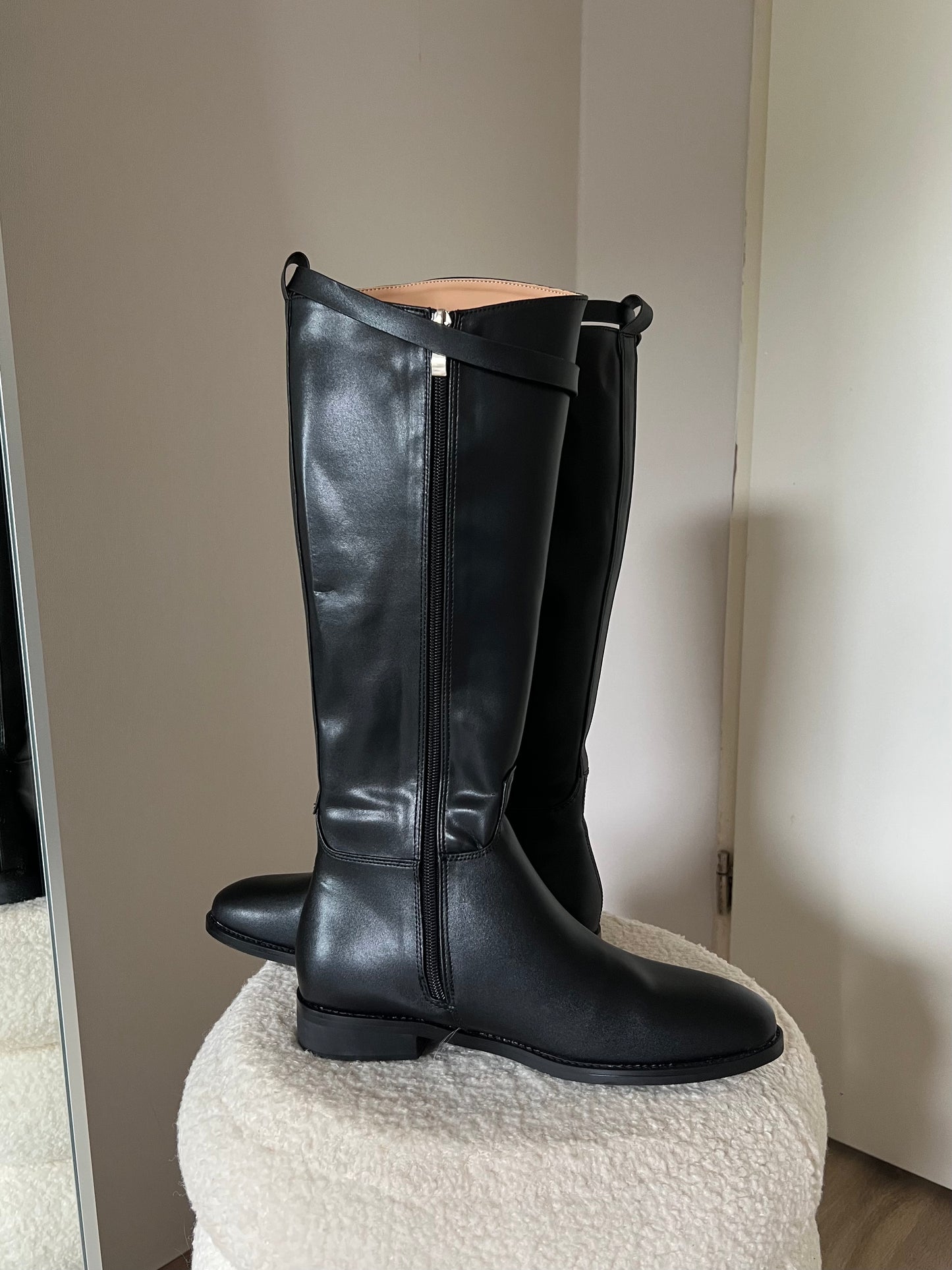 Classic Belted Knee Boots