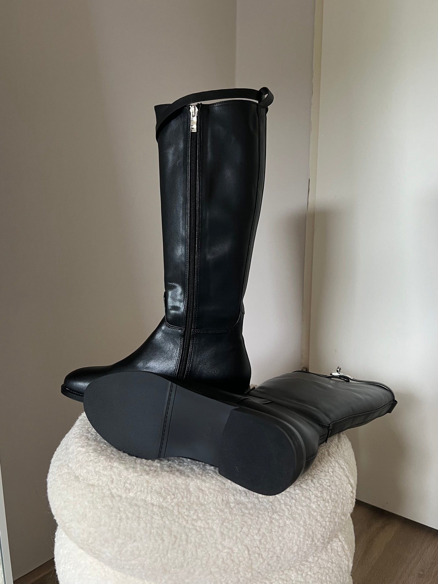 Classic Belted Knee Boots