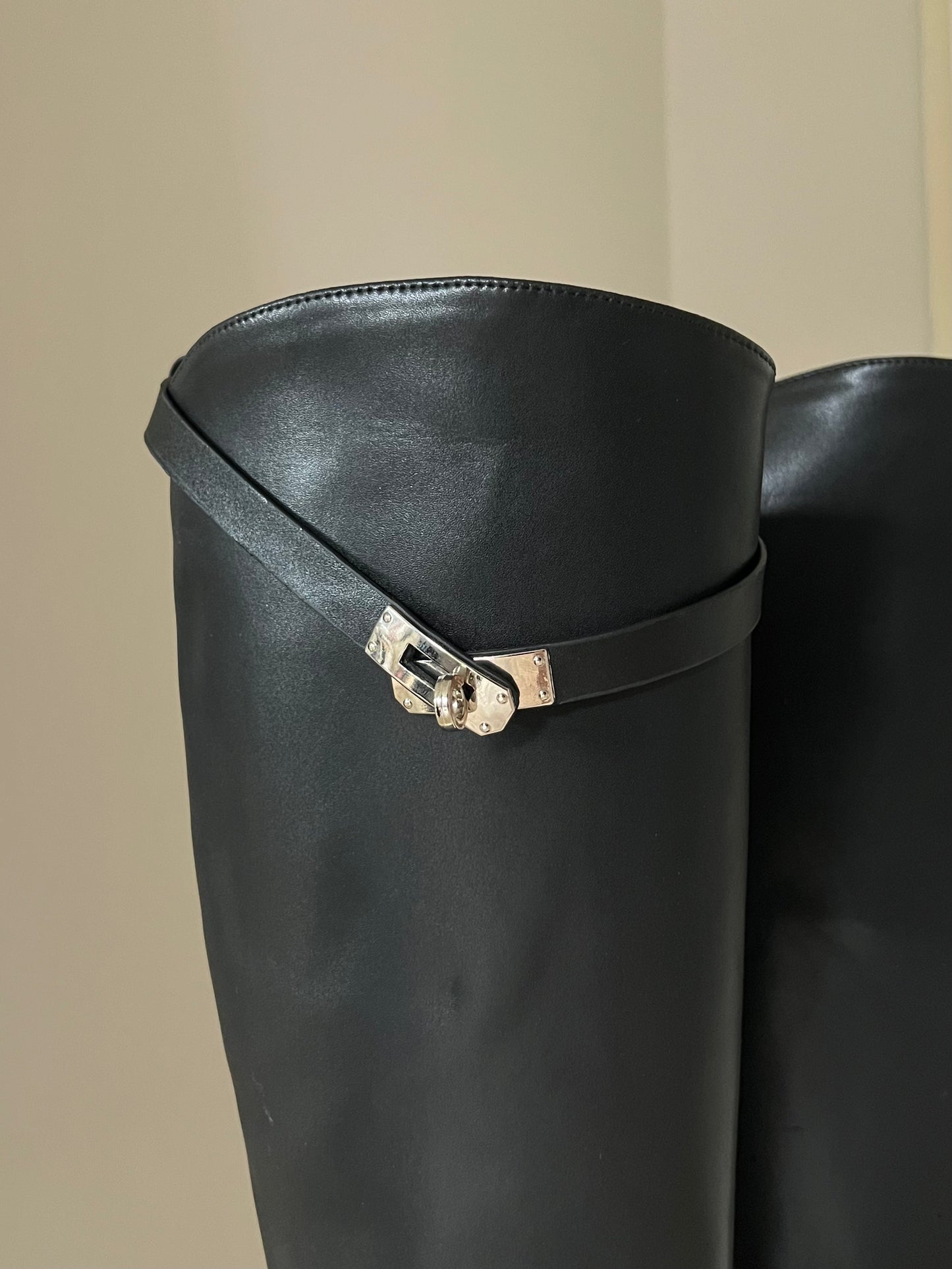 Classic Belted Knee Boots